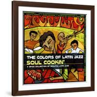 The Colors of Latin Jazz: Soul Cookin'-null-Framed Art Print