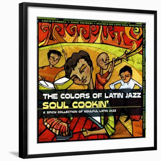 The Colors of Latin Jazz: Soul Cookin'-null-Framed Art Print