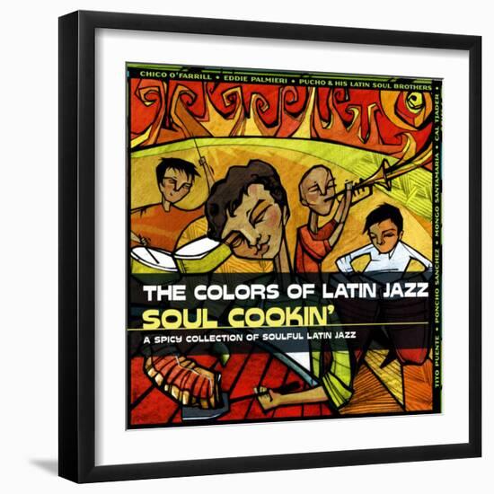 The Colors of Latin Jazz: Soul Cookin'-null-Framed Art Print