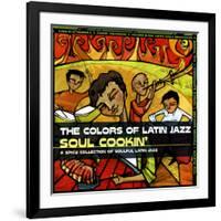 The Colors of Latin Jazz: Soul Cookin'-null-Framed Art Print