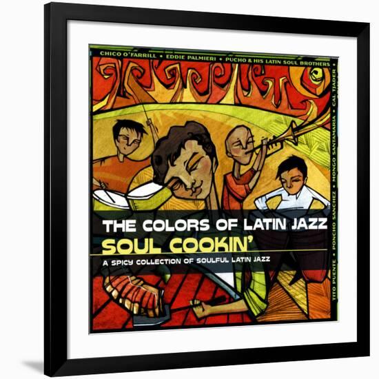 The Colors of Latin Jazz: Soul Cookin'-null-Framed Art Print