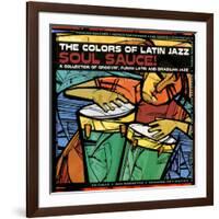 The Colors of Latin Jazz Soul Sauce!-null-Framed Art Print