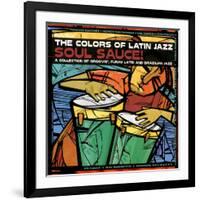 The Colors of Latin Jazz Soul Sauce!-null-Framed Art Print