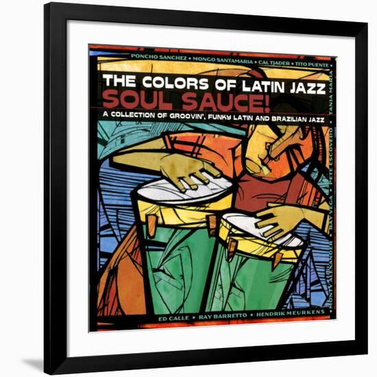 The Colors of Latin Jazz Soul Sauce!-null-Framed Art Print