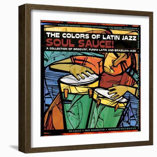 The Colors of Latin Jazz Soul Sauce!-null-Framed Art Print