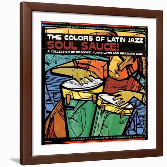 The Colors of Latin Jazz Soul Sauce!-null-Framed Art Print