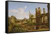 The Colosseum and the Roman Forum, 1711-Gaspar van Wittel-Framed Stretched Canvas