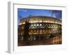 The Colosseum at Night with Traffic Trails, Rome, Lazio, Italy-Christian Kober-Framed Photographic Print