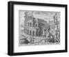 The Colosseum at Rome after Maarten Van Heemskerck, 1572-Philipp Galle-Framed Giclee Print