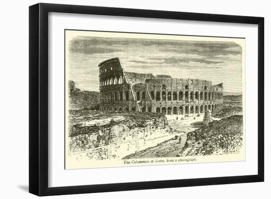 The Colosseum at Rome-null-Framed Giclee Print