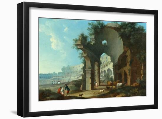 The Colosseum at Rome-Hendrik Van Lint-Framed Premium Giclee Print