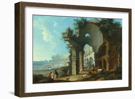 The Colosseum at Rome-Hendrik Van Lint-Framed Giclee Print