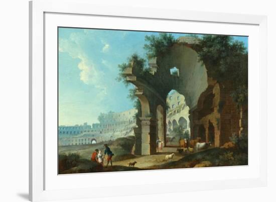 The Colosseum at Rome-Hendrik Van Lint-Framed Giclee Print