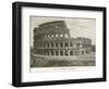 The Colosseum at Rome-null-Framed Giclee Print