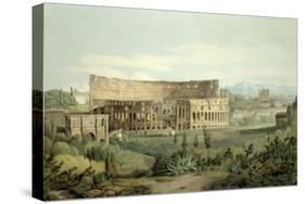 The Colosseum from the Caelian Hills, 1799-Francis Towne-Stretched Canvas