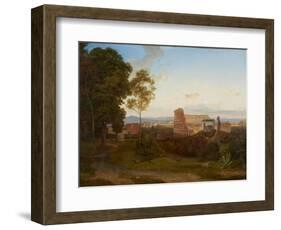 The Colosseum in Rome, 1828-Carl Rottmann-Framed Giclee Print