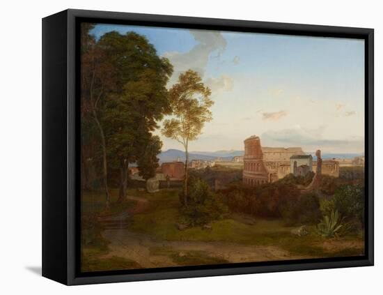 The Colosseum in Rome, 1828-Carl Rottmann-Framed Stretched Canvas