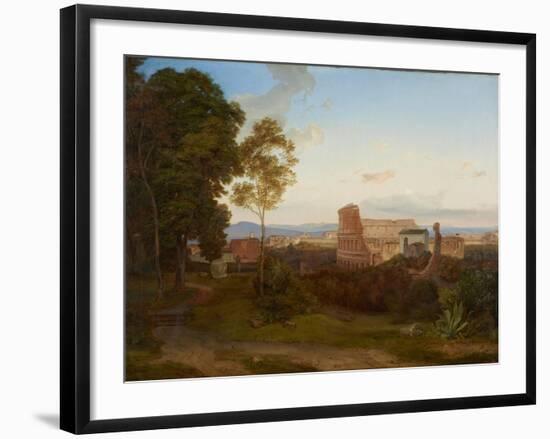 The Colosseum in Rome, 1828-Carl Rottmann-Framed Giclee Print