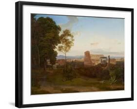 The Colosseum in Rome, 1828-Carl Rottmann-Framed Giclee Print