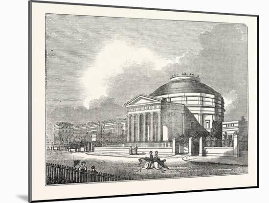 The Colosseum in the Regent's Park London 1833-null-Mounted Giclee Print