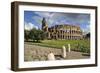 The Colosseum or Coliseum and a Roman Stone Pavement, Rome, Italy-Mauricio Abreu-Framed Photographic Print