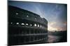 The Colosseum or Flavian Ampitheatre in Rome, Built by the Emperors Vespasian and Titus-null-Mounted Giclee Print