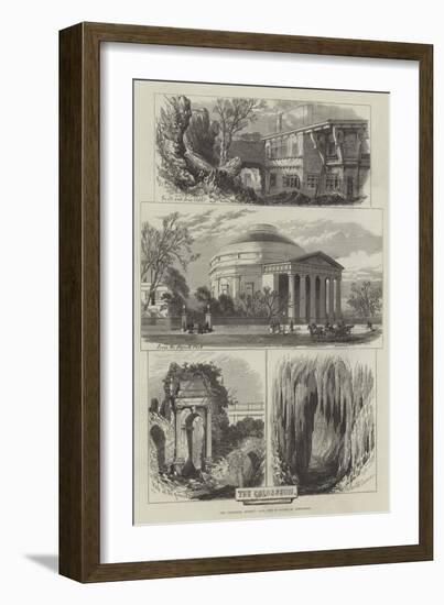 The Colosseum, Regent's Park, Now in Course of Demolition-null-Framed Giclee Print