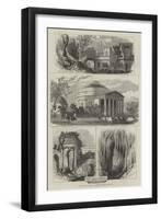 The Colosseum, Regent's Park, Now in Course of Demolition-null-Framed Giclee Print