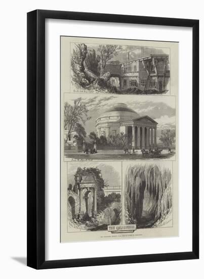 The Colosseum, Regent's Park, Now in Course of Demolition-null-Framed Giclee Print