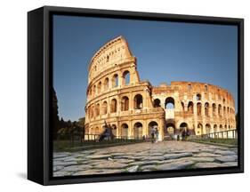 The Colosseum, Roman Forum, Rome, Lazio, Italy, Europe-Francesco Iacobelli-Framed Stretched Canvas