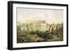 The Colosseum, Rome, 1802 (W/C over Graphite on Wove Paper)-John Warwick Smith-Framed Giclee Print