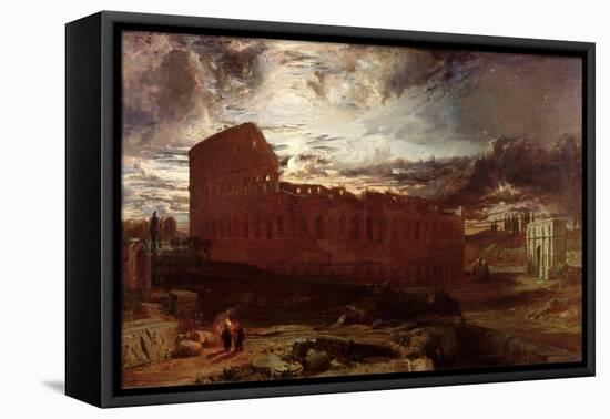 The Colosseum, Rome, 1860-Frederick Lee Bridell-Framed Stretched Canvas