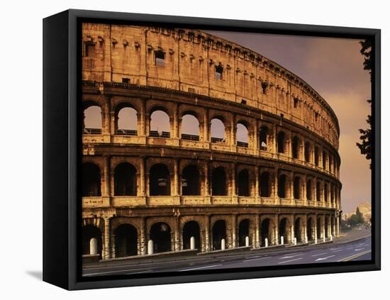 The Colosseum, Rome, Italy-Angelo Cavalli-Framed Stretched Canvas