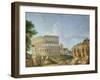 The Colosseum, Rome-Giovanni Paolo Pannini-Framed Giclee Print