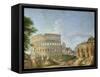 The Colosseum, Rome-Giovanni Paolo Pannini-Framed Stretched Canvas