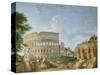 The Colosseum, Rome-Giovanni Paolo Pannini-Stretched Canvas