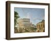 The Colosseum, Rome-Giovanni Paolo Pannini-Framed Giclee Print