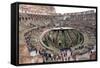 The Colosseum, UNESCO World Heritage Site, Rome, Lazio, Italy, Europe-Carlo-Framed Stretched Canvas