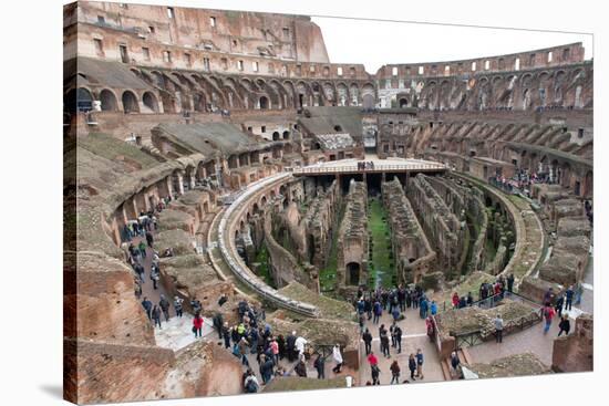 The Colosseum, UNESCO World Heritage Site, Rome, Lazio, Italy, Europe-Carlo-Stretched Canvas