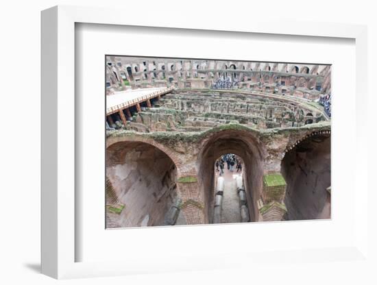 The Colosseum, UNESCO World Heritage Site, Rome, Lazio, Italy, Europe-Carlo-Framed Photographic Print