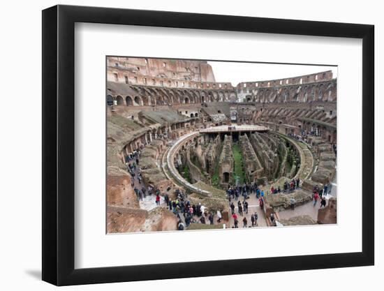 The Colosseum, UNESCO World Heritage Site, Rome, Lazio, Italy, Europe-Carlo-Framed Photographic Print