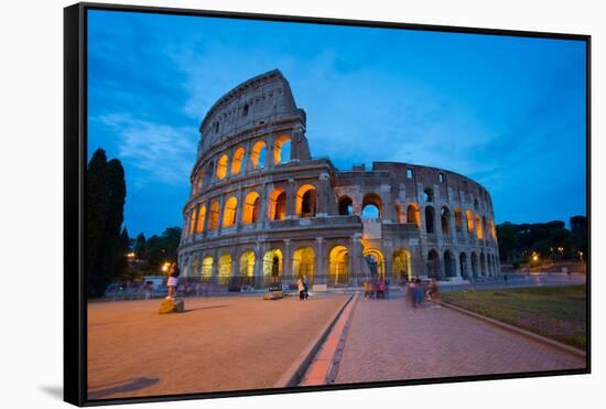 The Colosseum, UNESCO World Heritage Site, Rome, Lazio, Italy, Europe-Frank Fell-Framed Stretched Canvas