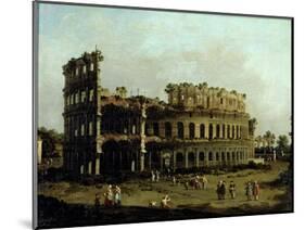 The Colosseum-Canaletto-Mounted Giclee Print