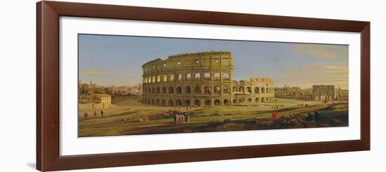 The Colosseum-Vanvitelli (Gaspar van Wittel)-Framed Giclee Print