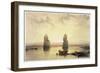 'The Colossi of Memnon, at Thebes, during the Inundation', Egypt, c1845-David Roberts-Framed Giclee Print