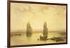 The Colossi of Memnon, at Thebes, During the Inundation, from "Egypt and Nubia," Vol.1-David Roberts-Framed Giclee Print