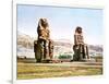 The Colossi of Memnon, Egypt, 20th Century-null-Framed Giclee Print