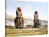 The Colossi of Memnon, Egypt, 20th Century-null-Stretched Canvas