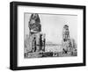 The Colossi of Memnon, Luxor (Thebe), Egypt, C1922-null-Framed Giclee Print