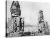 The Colossi of Memnon, Luxor (Thebe), Egypt, C1922-null-Stretched Canvas